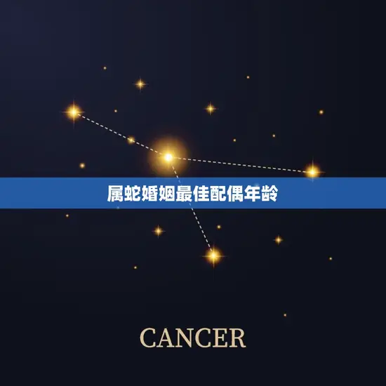 属蛇婚姻配偶年龄(如何选择)
