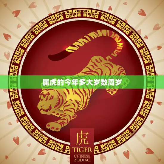 属虎的今年多大岁数周岁(如何计算)