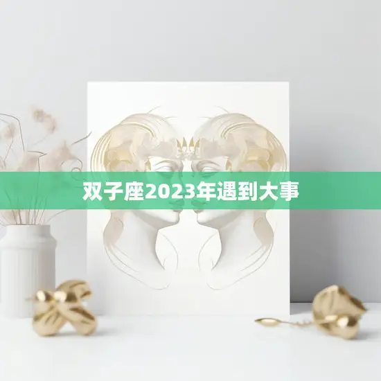 双子座2023年遇到大事(星象预测机遇与挑战并存)