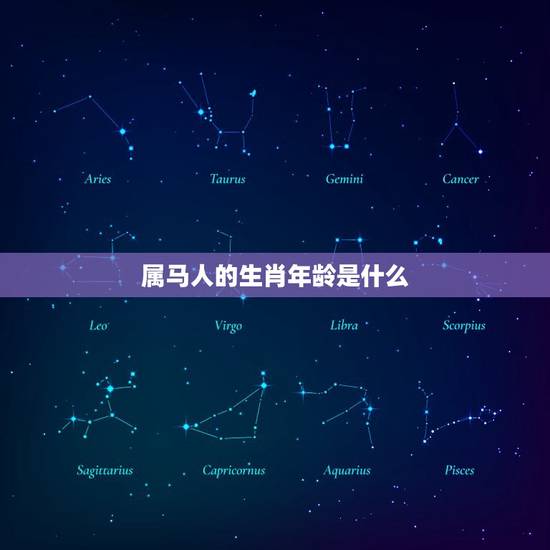 属马人今年多大岁数了(马年生肖年龄查询)