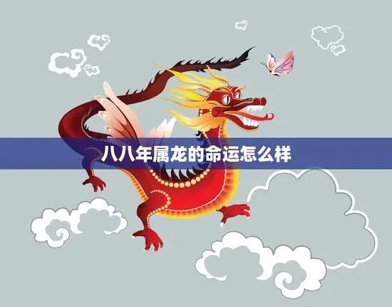 八八年属龙的命运怎么样(解析吉凶参半需谨慎抉择)