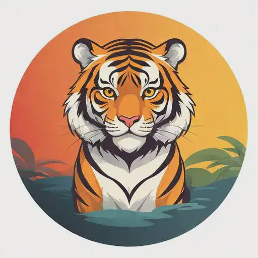 属虎人最旺三个颜色后后面的图案，属虎一生最旺的颜色