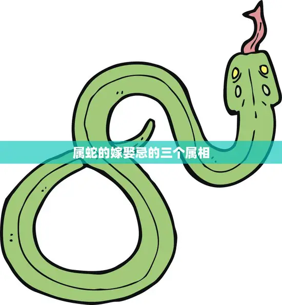 属蛇的嫁娶忌的三个属相(如何避免婚姻不顺)