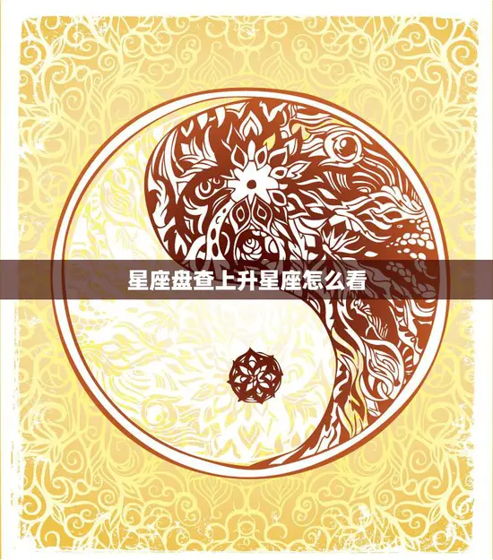 星座盘查上升星座怎么看(解密你的内在本质)