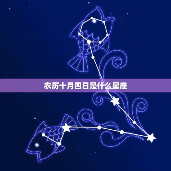 农历十月四日是什么星座(介绍你的命运之星)