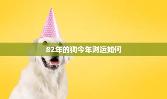 82年的狗今年财运如何(狗年大吉财运亨通)