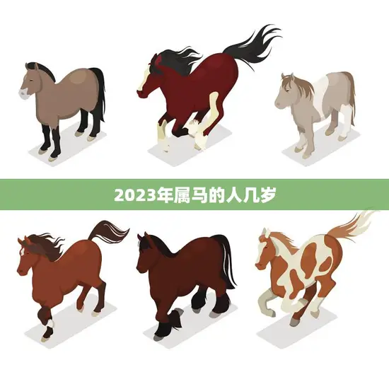 2023年属马的人几岁(马上迎来新年你几岁了)