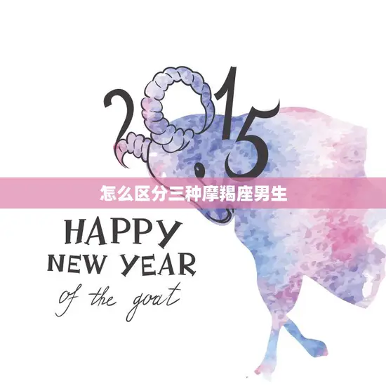 怎么区分三种摩羯座男生(如何分辨不同性格的摩羯男)