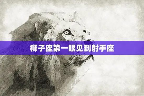 狮子座第一眼见到射手座(火星与木星的碰撞)