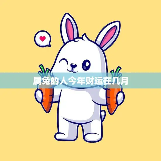 属兔的人今年财运在几月(揭秘2023年财运最旺的月份)