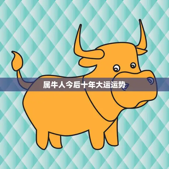 属牛人今后十年大运运势(十年牛转乾坤运势大好)