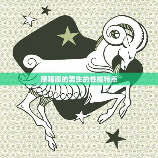 摩羯座的男生的性格特点(稳重踏实努力向上)