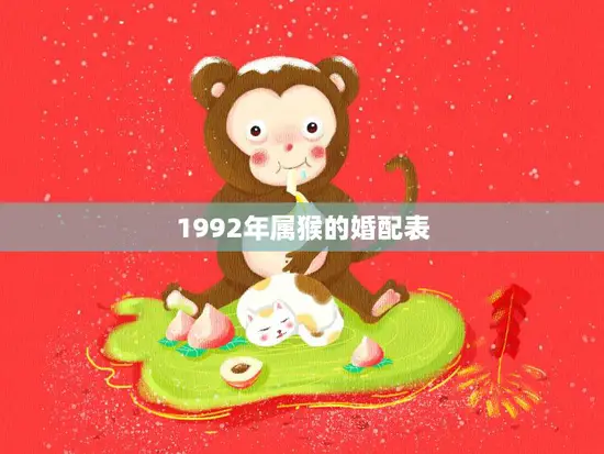 1992年属猴的婚配表(完美匹配哪些属相最适合)