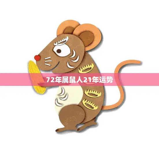 72年属鼠人21年运势(财运旺盛事业有成)