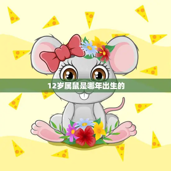 12岁属鼠是哪年出生的(揭秘属鼠人的性格特点和命运趋势)