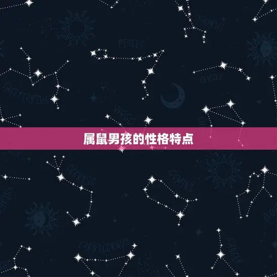 2008年属鼠的男孩(聪明伶俐未来可期)