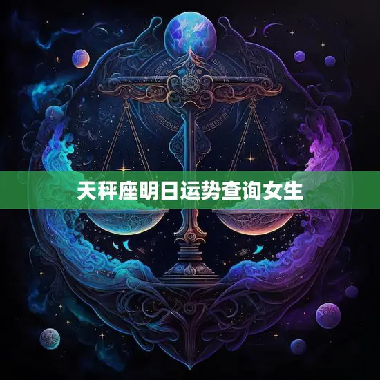 天秤座明日运势查询女生(看看明天的好运气)