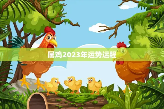 属鸡2023年运势运程(幸福财源广进)