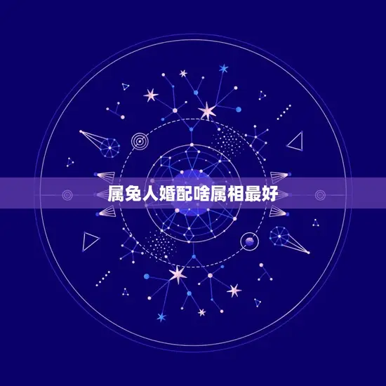 属兔人婚配啥属相(如何选择婚配属相)