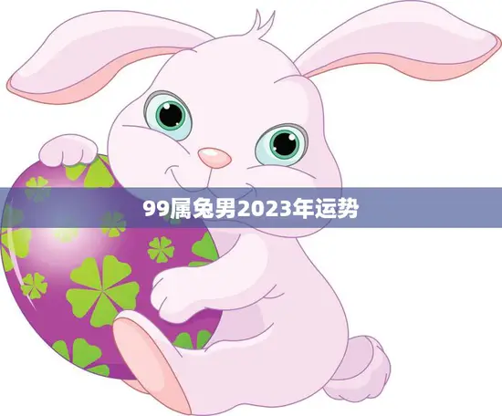 99属兔男2023年运势(兔子迎来事业大发展)