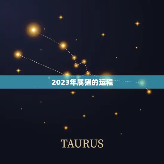 2023年属猪的运程(猪年大吉财运亨通)