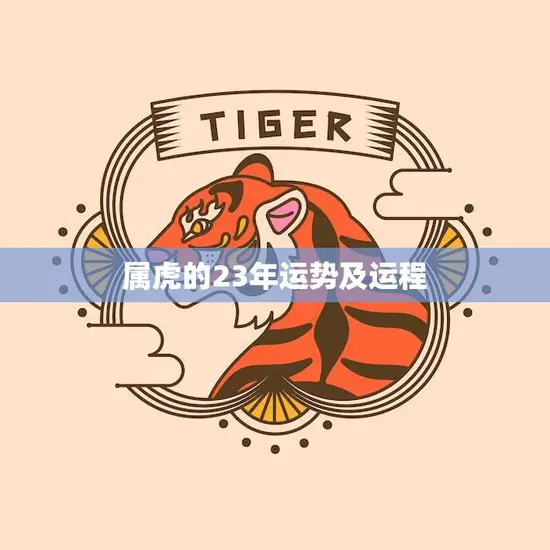 属虎的23年运势及运程(如何把握机遇迎接挑战)