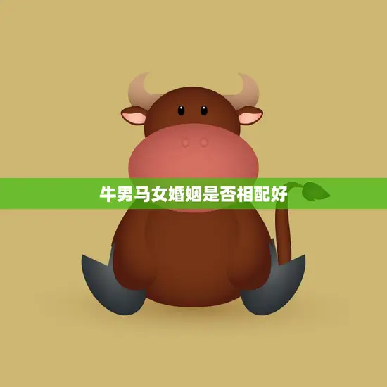 牛男马女婚姻是否相配好(星座专家揭秘)