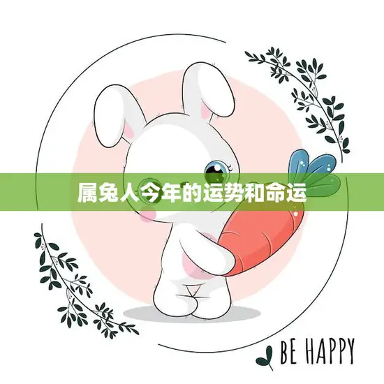 属兔人今年的运势和命运(2023喜迎贵人财运亨通)