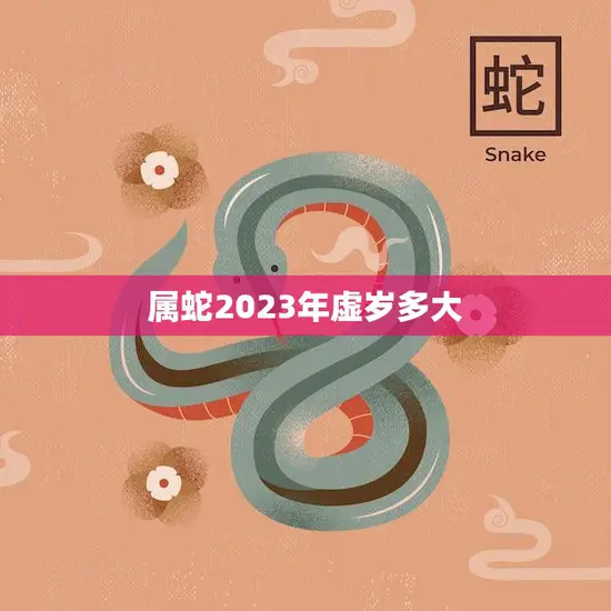 属蛇2023年虚岁多大(详解属蛇人的年龄计算方法)