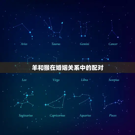 属性的般配婚姻羊和猴(天生一对)