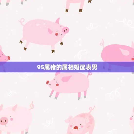 95属猪的属相婚配表男(如何选择最佳配偶)
