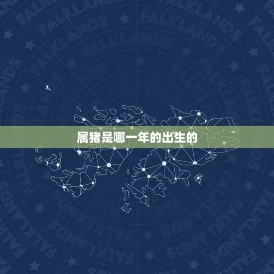 属猪是哪一年的出生的(猪年生肖介绍)