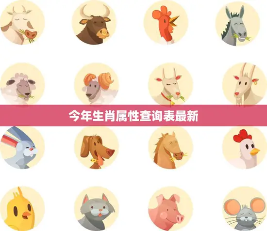 今年生肖属性查询表最新(2023年生肖属性大揭秘)