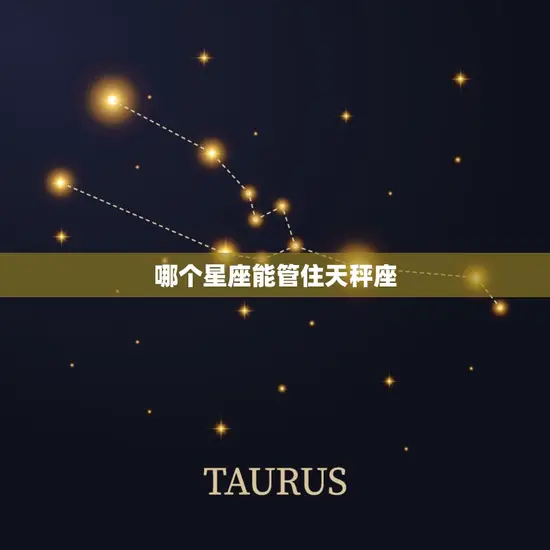 哪个星座能管住天秤座(介绍谁能成为天秤座的救星)