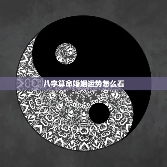八字算命婚姻运势怎么看(解读你的婚姻命运)