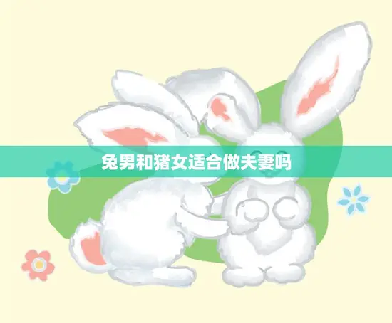 兔男和猪女适合做夫妻吗(星座专家揭秘这样搭配的婚姻运势如何)