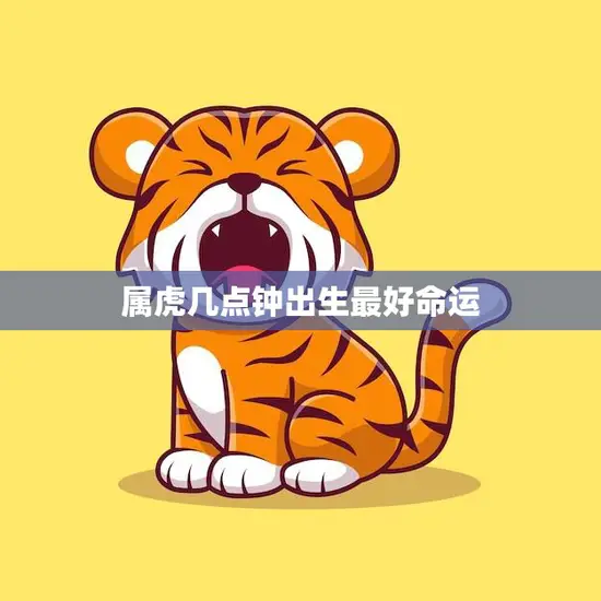 属虎几点钟出生最好命运(揭秘属虎人的黄金出生时间)