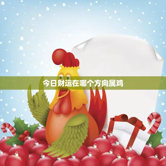 今日财运在哪个方向属鸡(财富方位指南)