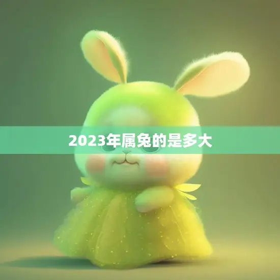 2023年属兔的是多大(属兔人的年龄计算方法详解)