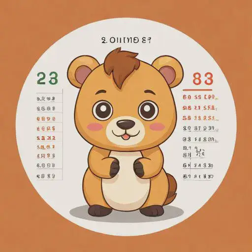 十二生肖顺序表及年龄2025，生肖虚岁计算方法