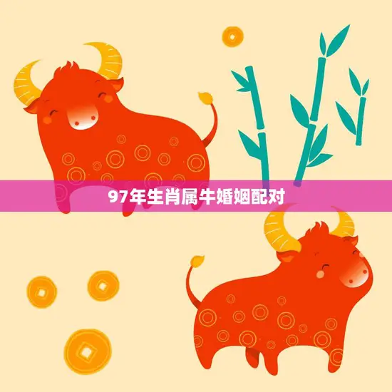 97年生肖属牛婚姻配对(如何选择最佳伴侣)