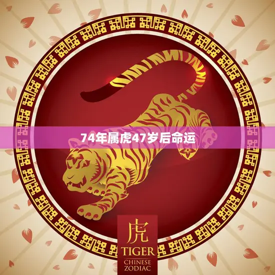 74年属虎47岁后命运(如何转运)