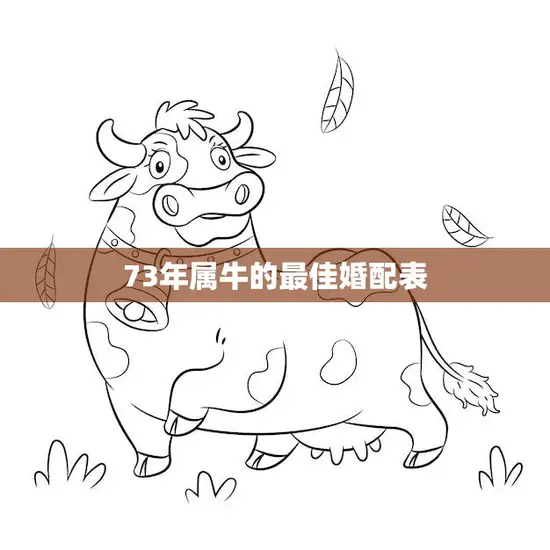 73年属牛的最佳婚配表(找到你的完美伴侣)