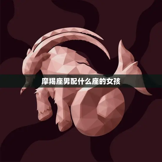 摩羯座男配什么座的女孩(星座配对指南)