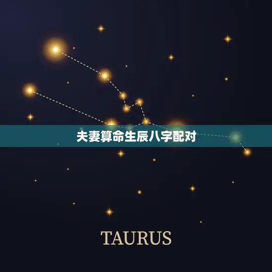 夫妻算命生辰八字配对(如何找到伴侣)