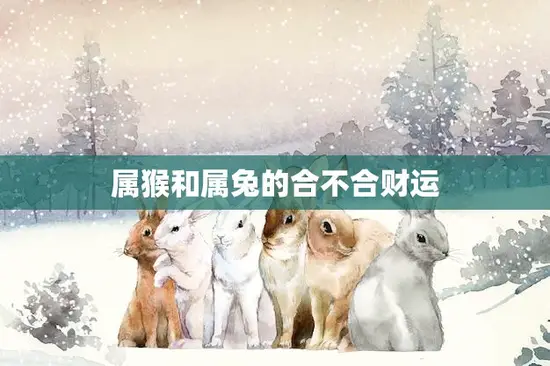 属猴和属兔的合不合财运(财富相生还是相克)