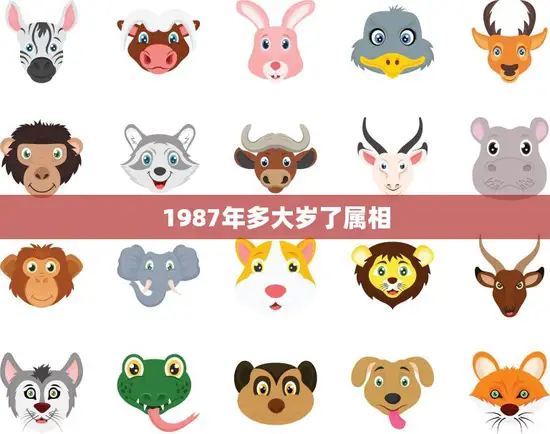 1987年多大岁了属相(你知道吗这是属于哪个生肖的)