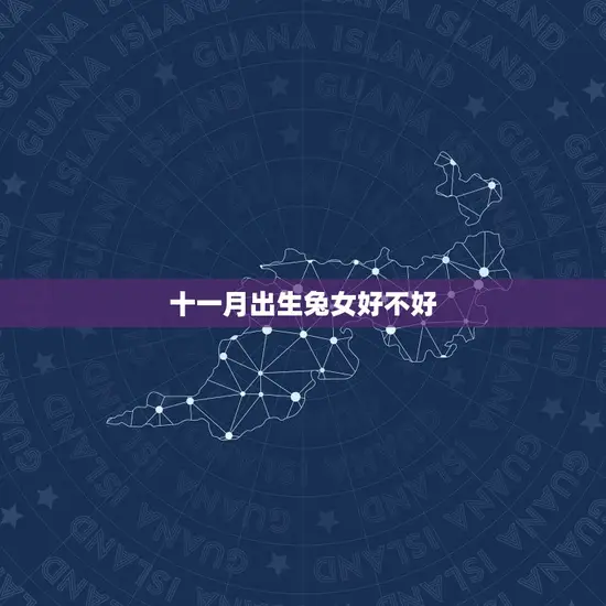 十一月出生兔女好不好(性格特点与命运介绍)