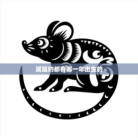 属鼠的都有哪一年出生的(详解十二生肖中鼠年份一览)