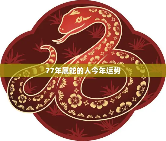 77年属蛇的人今年运势(蛇行运转财运亨通)